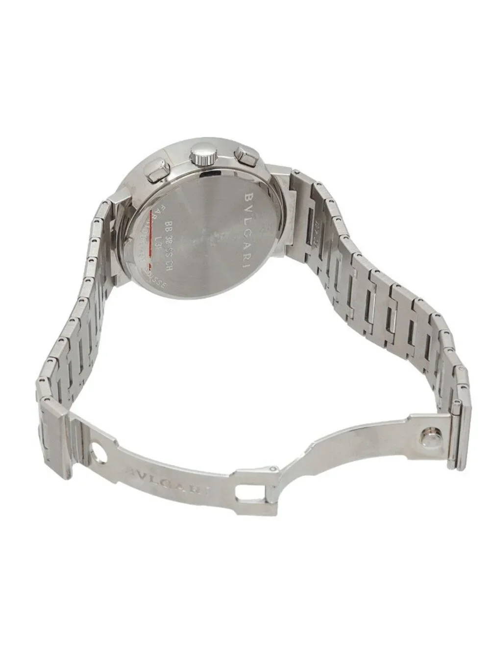 Bvlgari Chronograph Watch Date Black Automatic